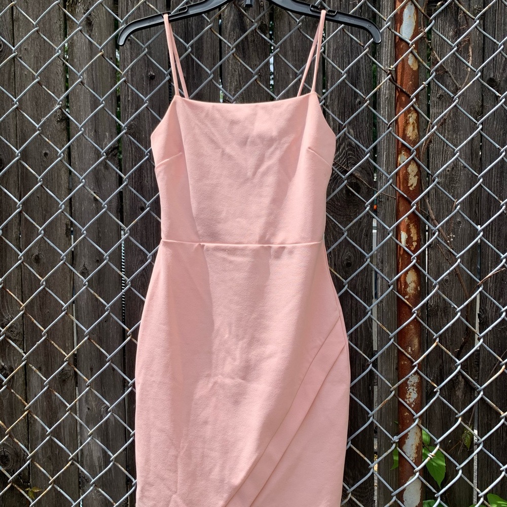 PINK BODYCON MINI DRESS
